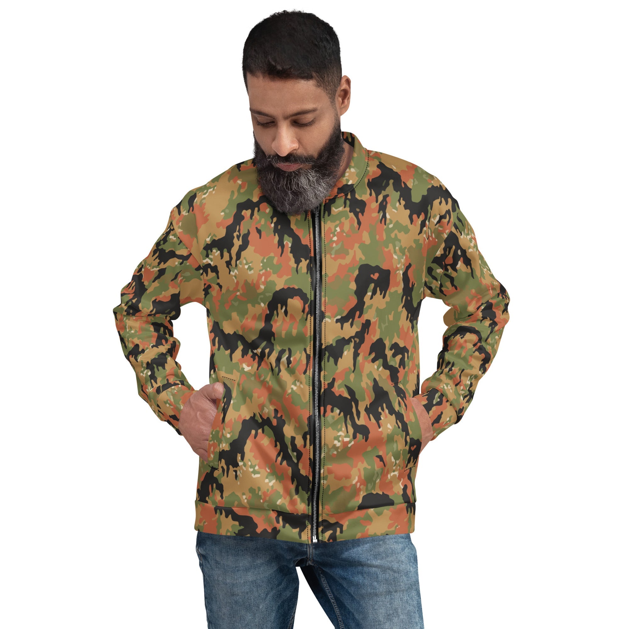 CAMO HQ - German Leibermuster Autumn CAMO Unisex Bomber Jacket