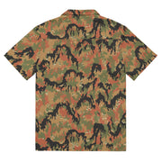Leibermuster Autumn CAMO Unisex Short-Sleeve Button Shirt - Button-Up