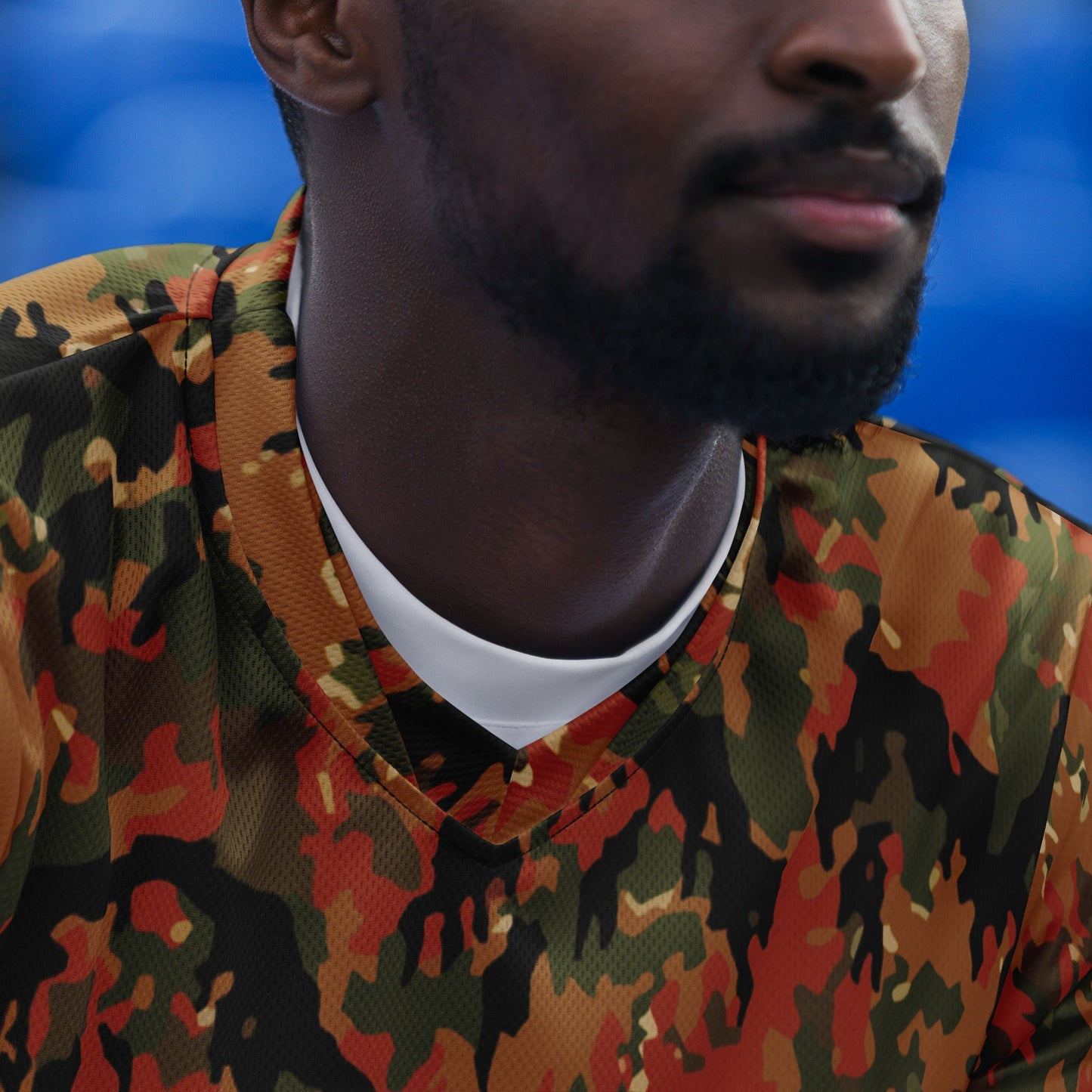 German Leibermuster Autumn CAMO unisex sports jersey - Sports Jerseys