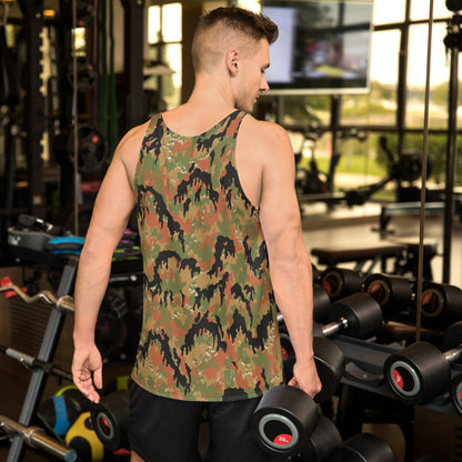 German Leibermuster Autumn CAMO Unisex Tank Top - Tops