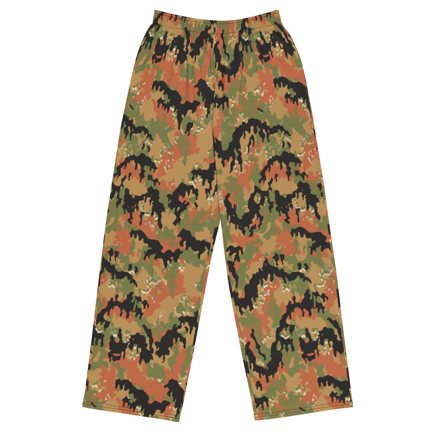 German Leibermuster Autumn CAMO unisex wide leg pants 2XS Wide Pants