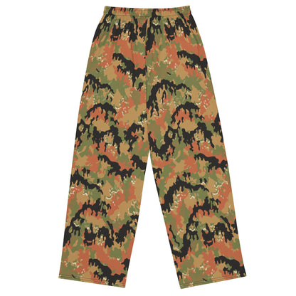 German Leibermuster Autumn CAMO unisex wide leg pants Wide Pants