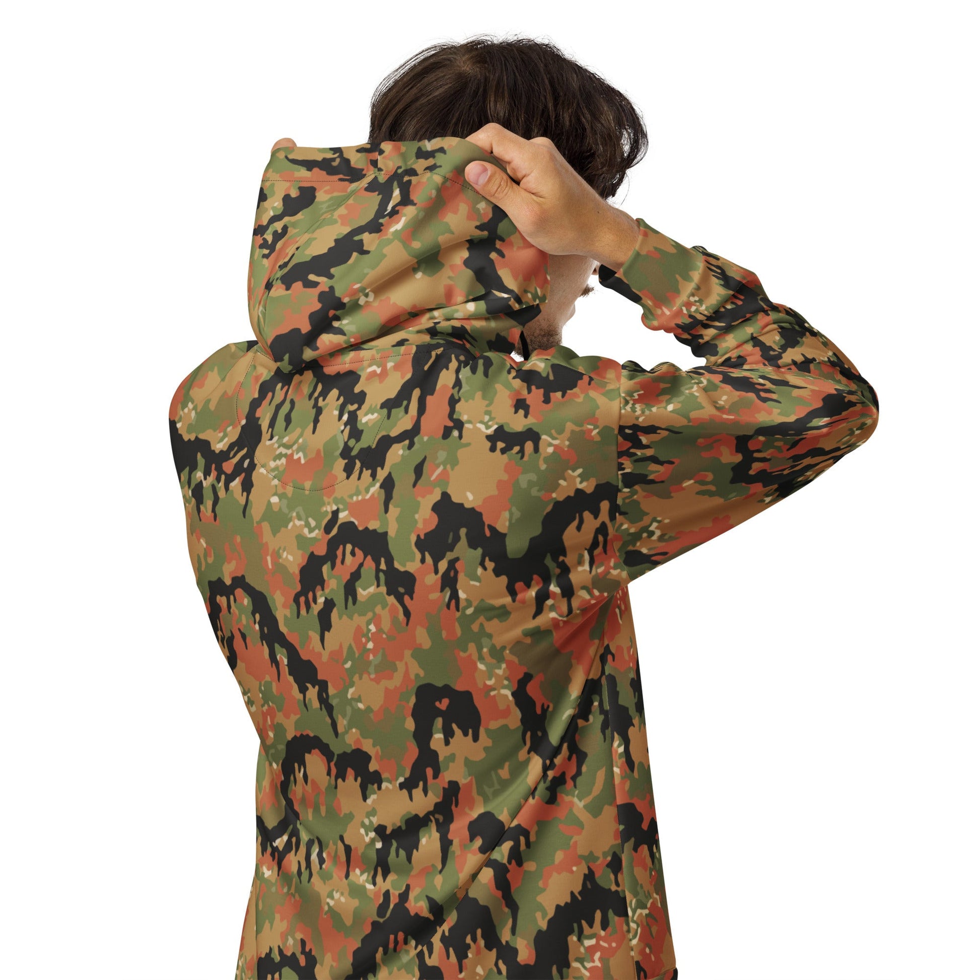 German Leibermuster Autumn CAMO Unisex zip hoodie Zip Hoodies