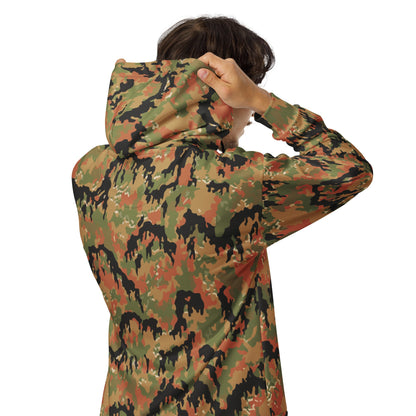 German Leibermuster Autumn CAMO Unisex zip hoodie Zip Hoodies