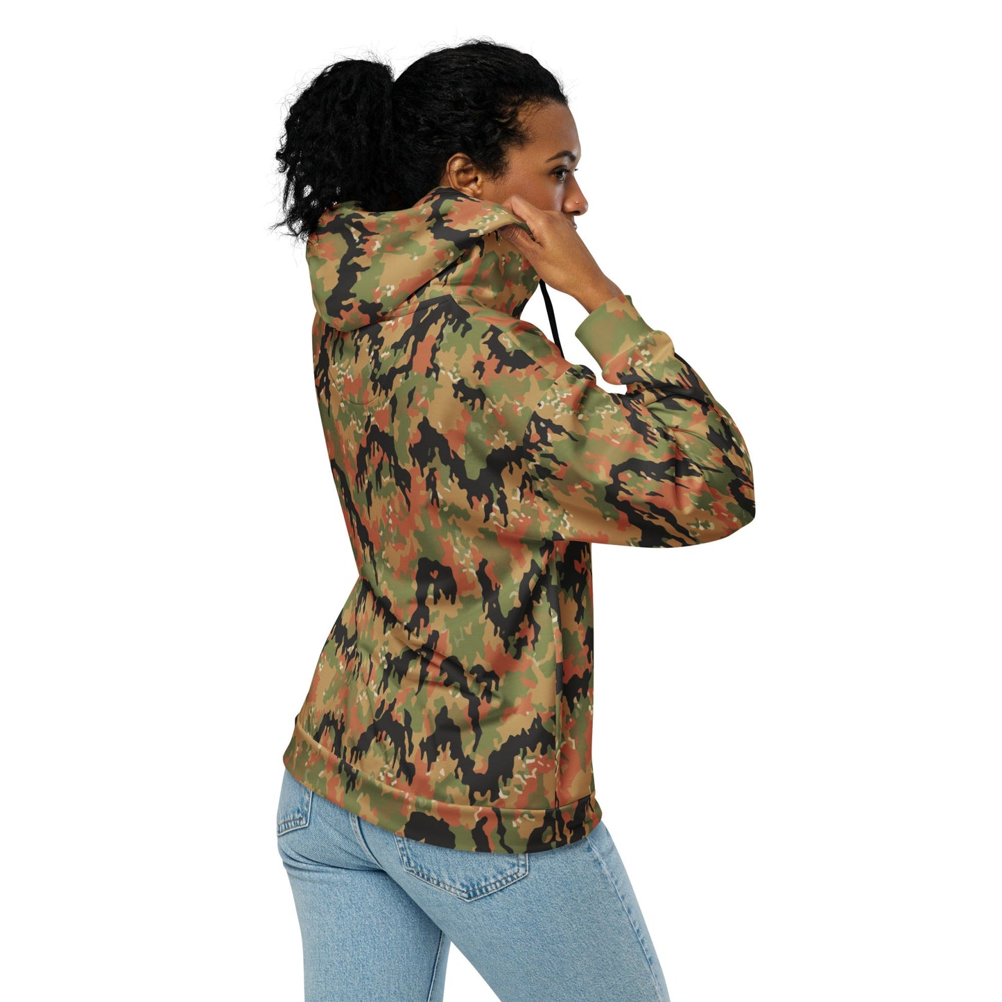 German Leibermuster Autumn CAMO Unisex zip hoodie Zip Hoodies