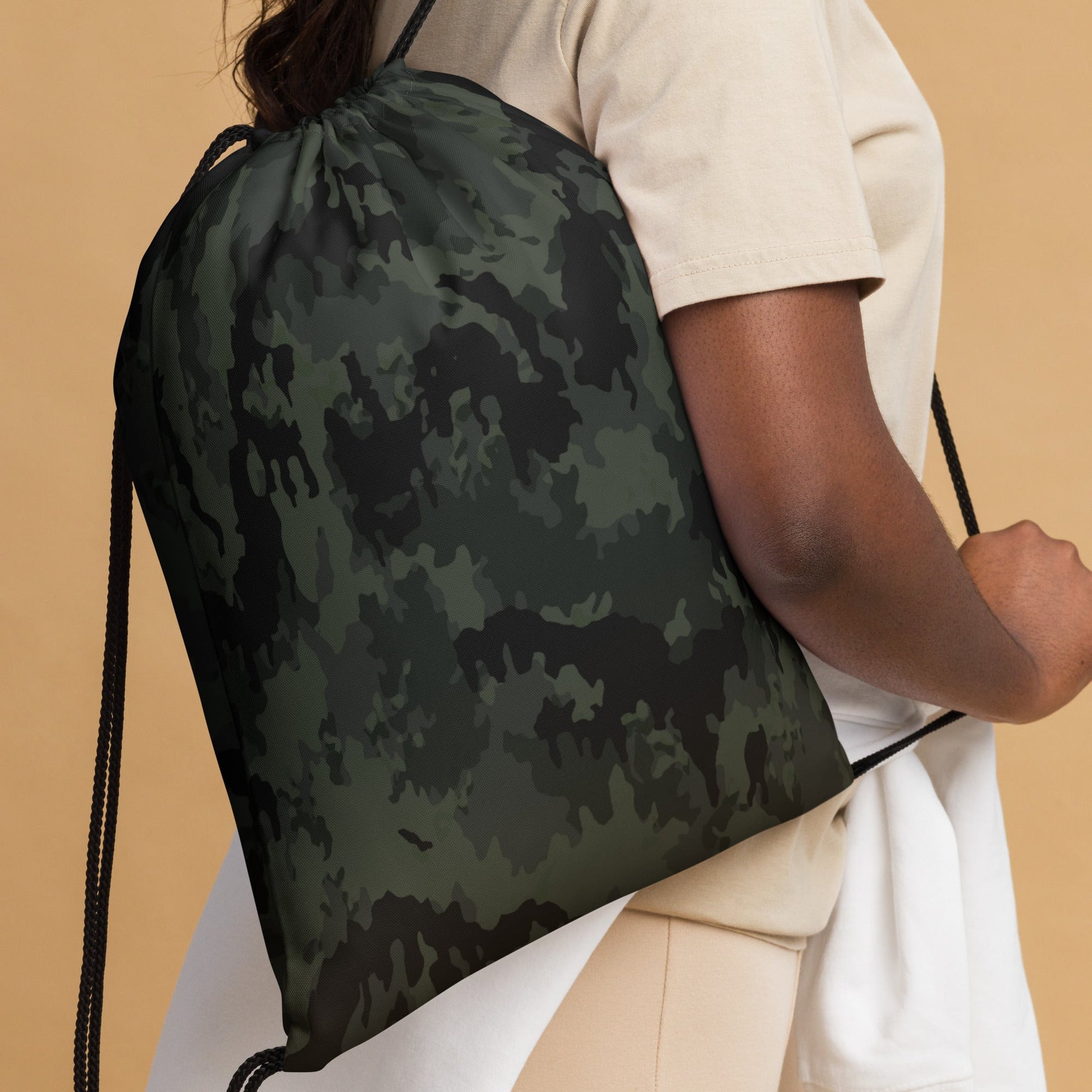 German Leibermuster Nachtjager CAMO Drawstring Bag - Bags