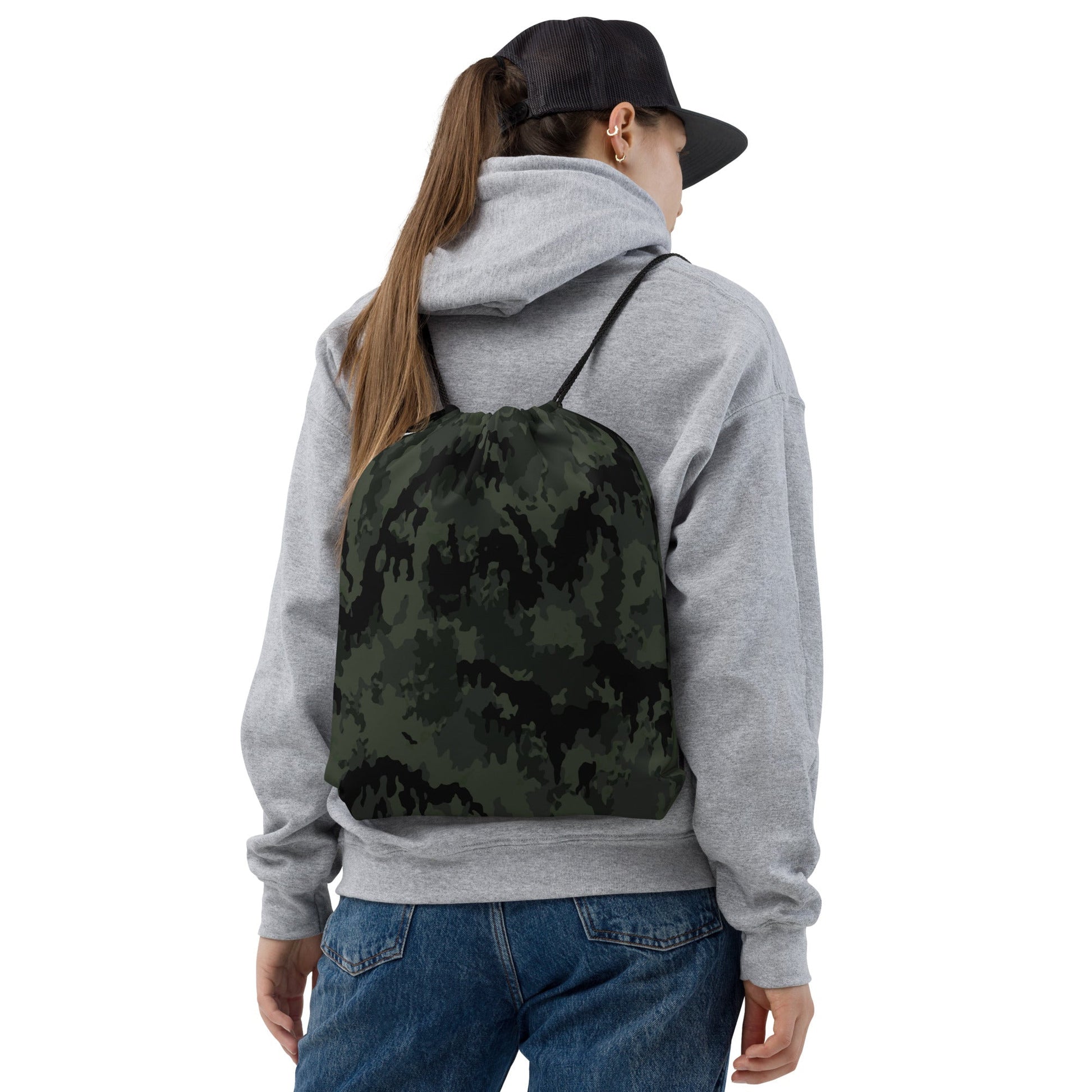 German Leibermuster Nachtjager CAMO Drawstring Bag - Bags