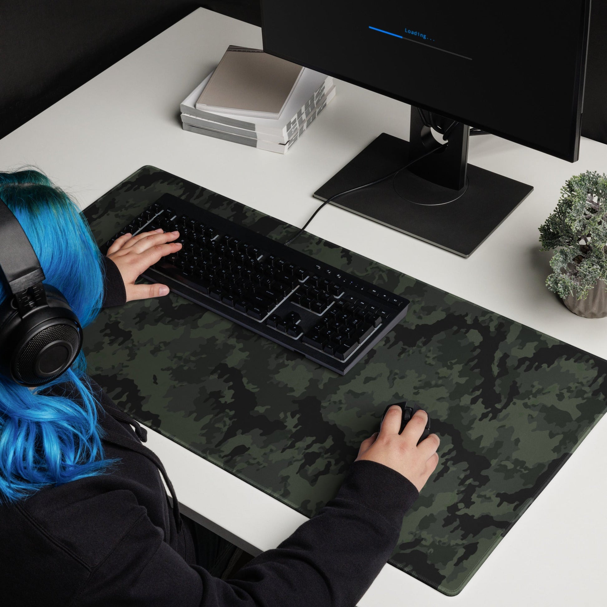 German Leibermuster Nachtjager CAMO Gaming mouse pad - Mouse Pads