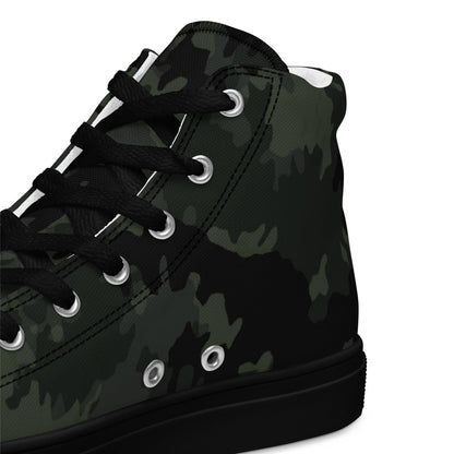 German Leibermuster Nachtjager CAMO Mens high top canvas shoes - High Top Canvas Shoes