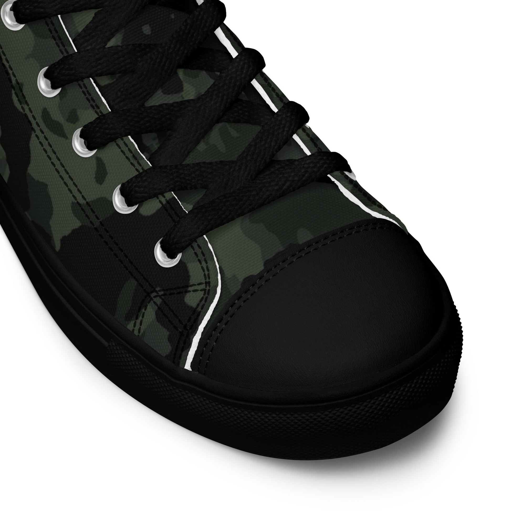 German Leibermuster Nachtjager CAMO Mens high top canvas shoes - High Top Canvas Shoes