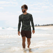 Leibermuster Nachtjäger CAMO Mens Long-sleeve Rash Guard - XS