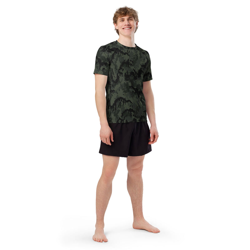 Leibermuster Nachtjäger CAMO Mens Short-Sleeve Rash Guard - SS