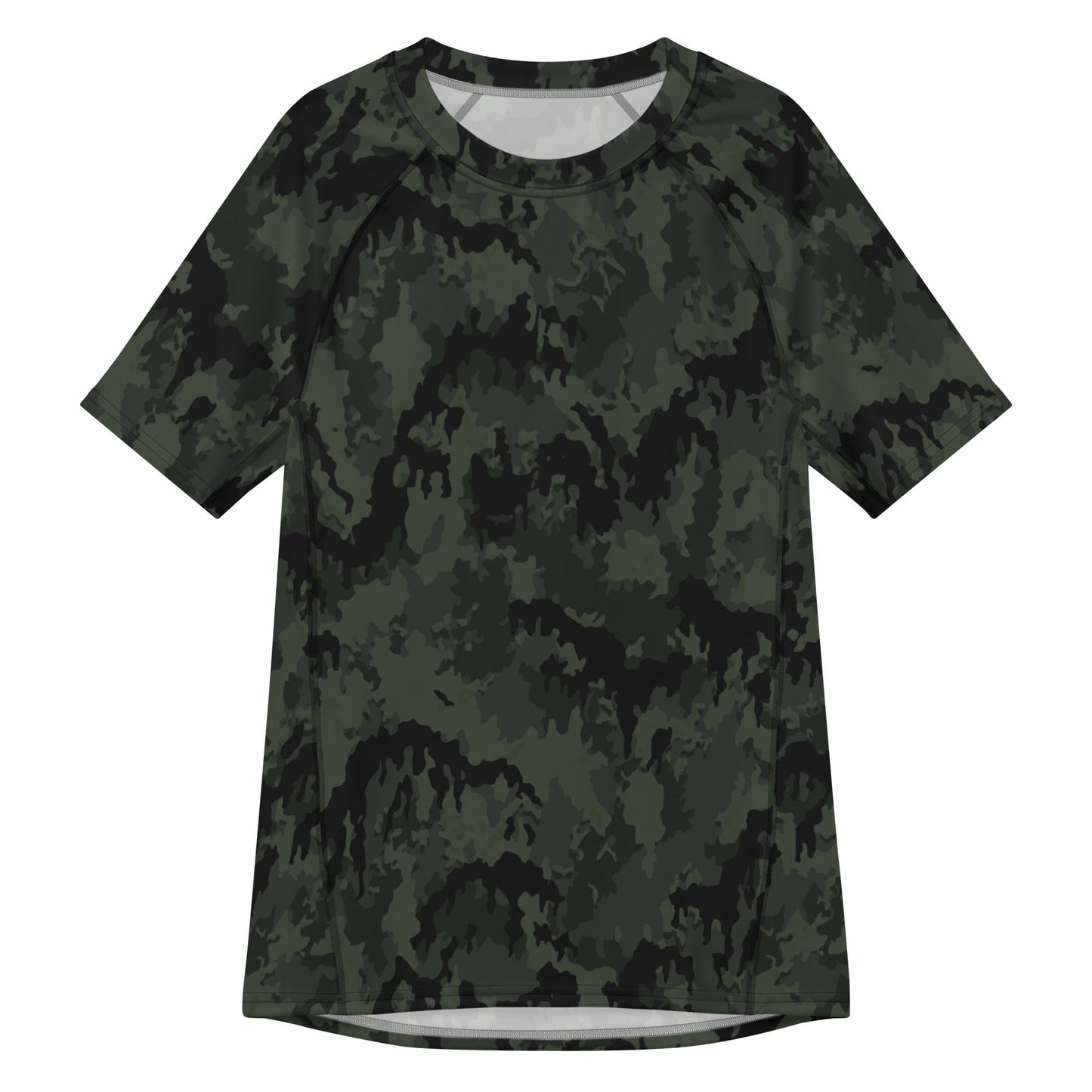 German Leibermuster Nachtjager CAMO Mens Short-Sleeve Rash Guard - 2XS - Short-sleeve Guards