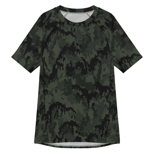 Leibermuster Nachtjäger CAMO Mens Short-Sleeve Rash Guard - 2XS - SS
