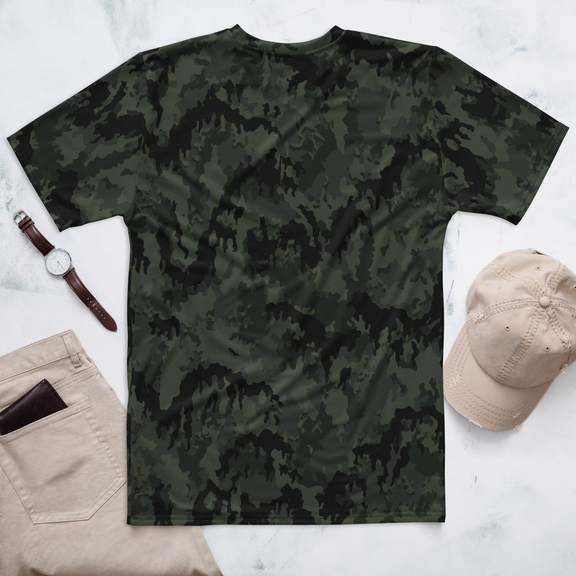 German Leibermuster Nachtjager CAMO Mens T-Shirt