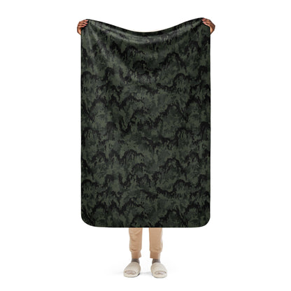 German Leibermuster Nachtjager CAMO Sherpa Blanket - 37″×57″