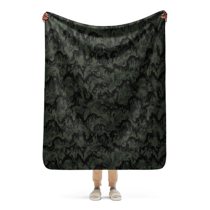 German Leibermuster Nachtjager CAMO Sherpa Blanket - 50″×60″
