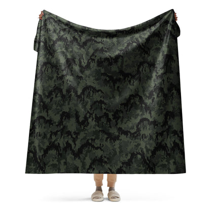 German Leibermuster Nachtjager CAMO Sherpa Blanket - 60″×80″