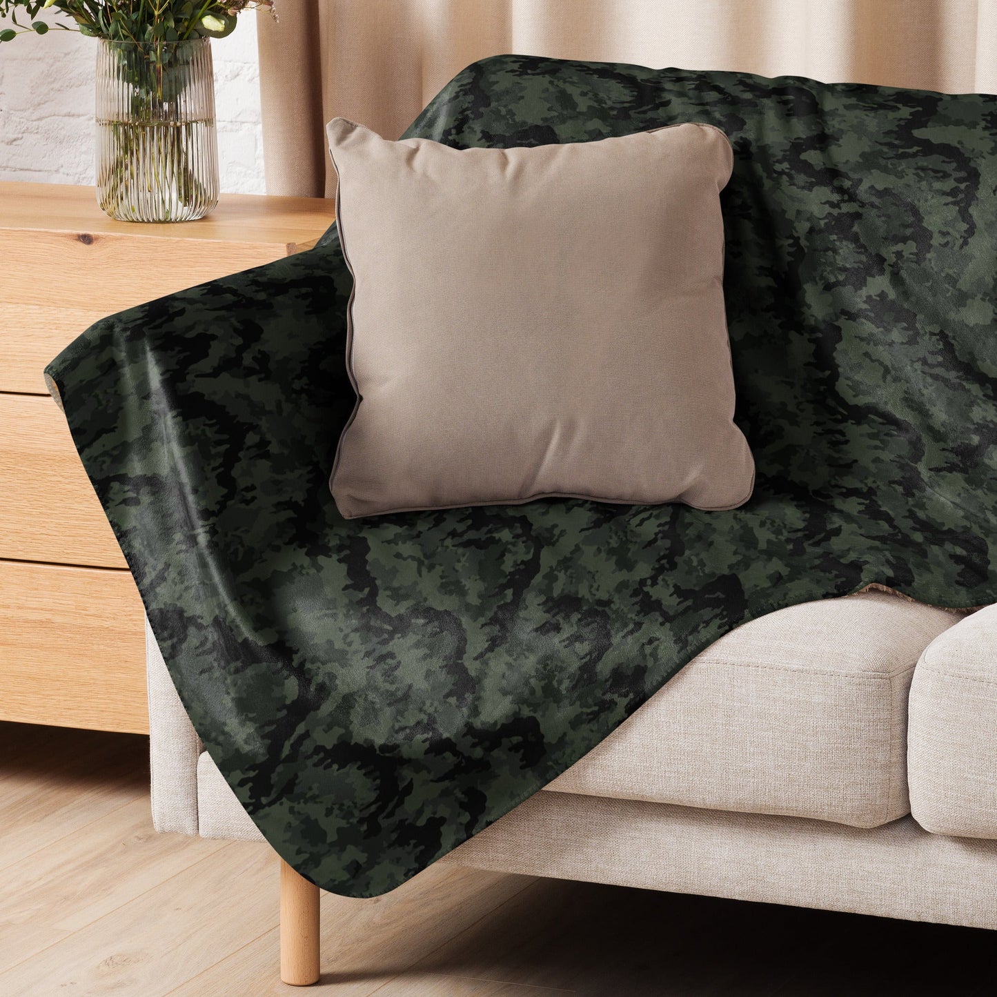 German Leibermuster Nachtjager CAMO Sherpa Blanket