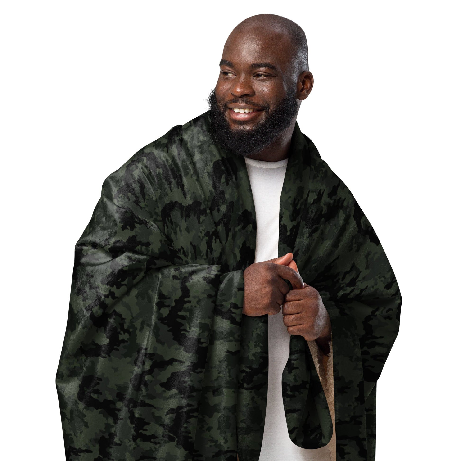 German Leibermuster Nachtjager CAMO Sherpa Blanket
