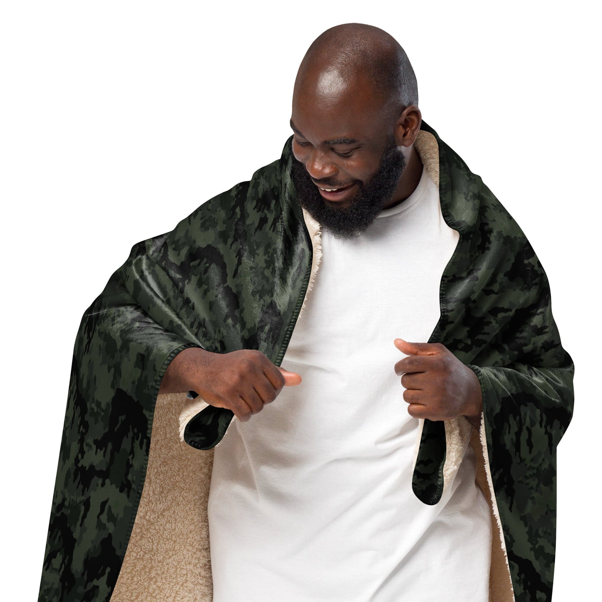 German Leibermuster Nachtjager CAMO Sherpa Blanket