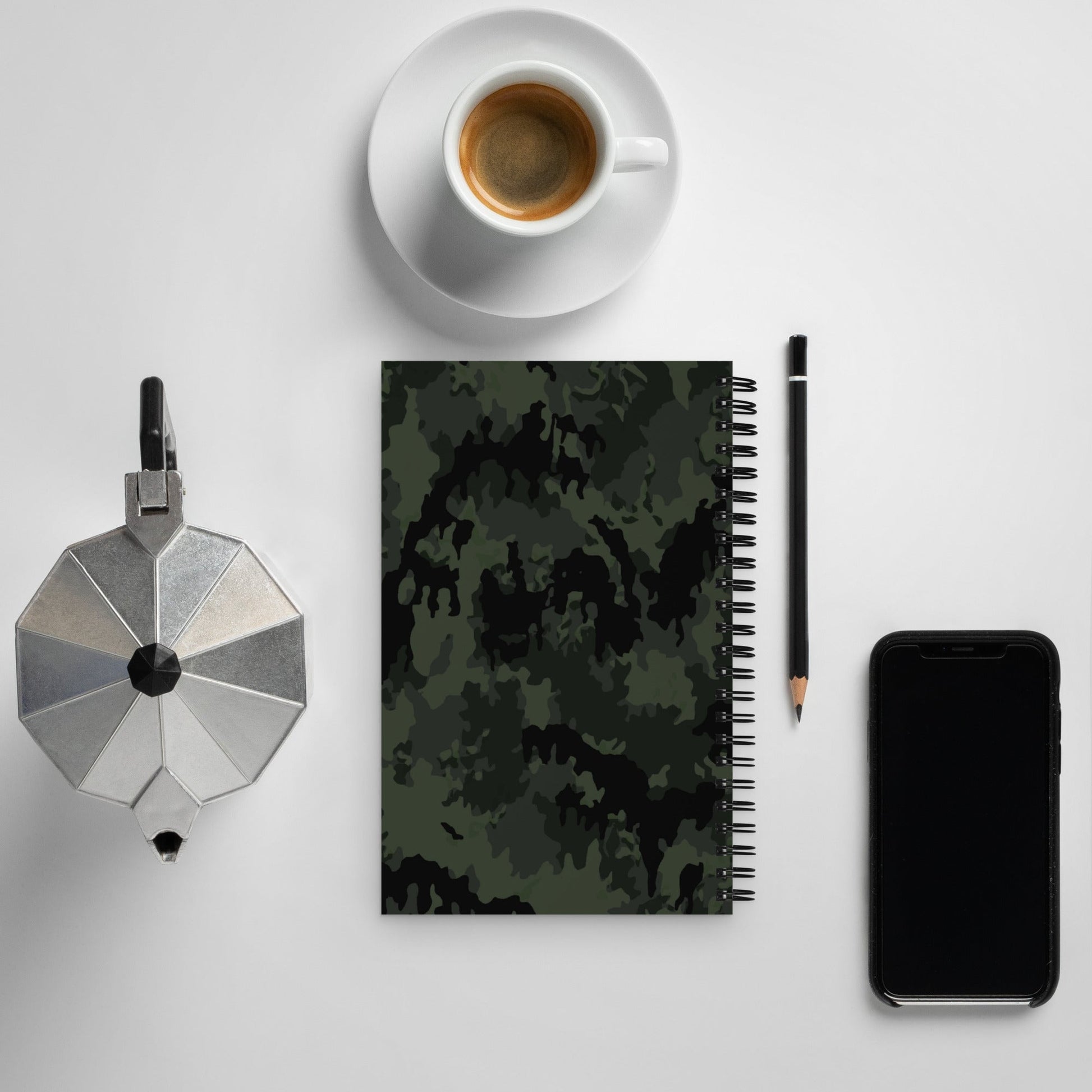 German Leibermuster Nachtjager CAMO Spiral notebook - Notebooks