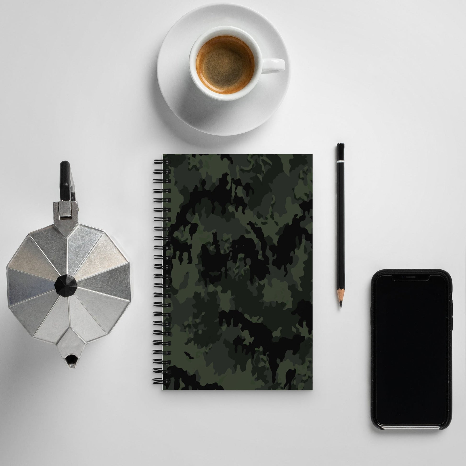 German Leibermuster Nachtjager CAMO Spiral notebook - Notebooks