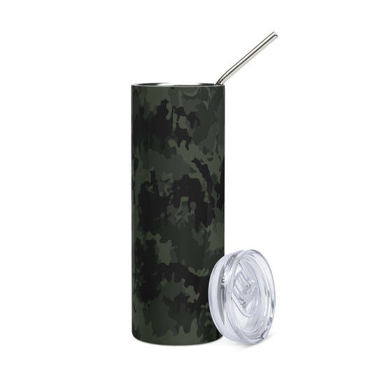 German Leibermuster Nachtjager CAMO Stainless steel tumbler - Steel Tumbler