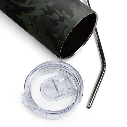 German Leibermuster Nachtjager CAMO Stainless steel tumbler - Steel Tumbler