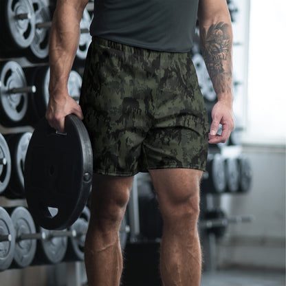 German Leibermuster Nachtjager CAMO Unisex Athletic Long Shorts - 4XL