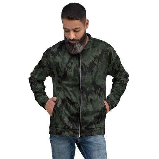 Leibermuster Nachtjäger CAMO Unisex Bomber Jacket - XS