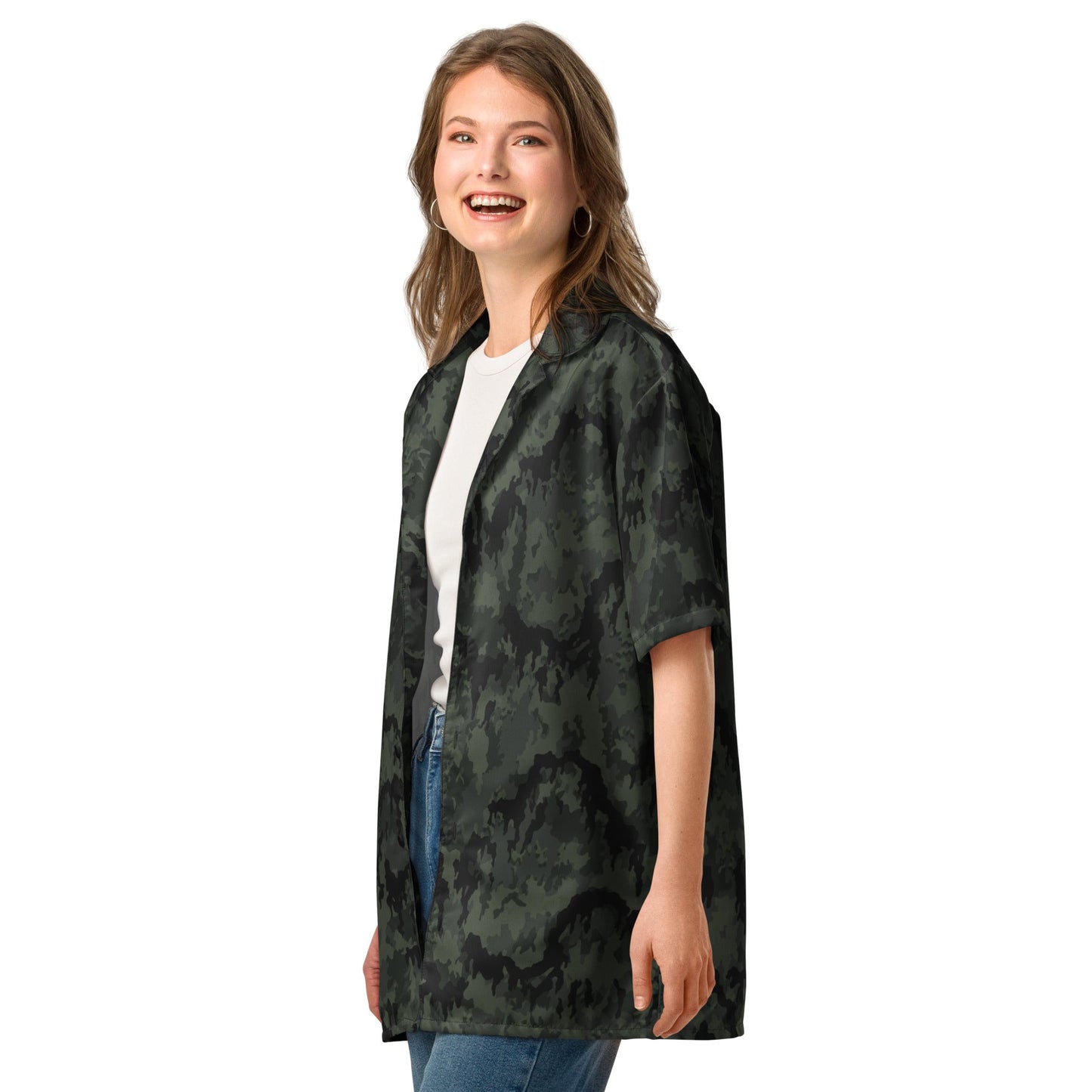 German Leibermuster Nachtjager CAMO Unisex button shirt - Button Shirts