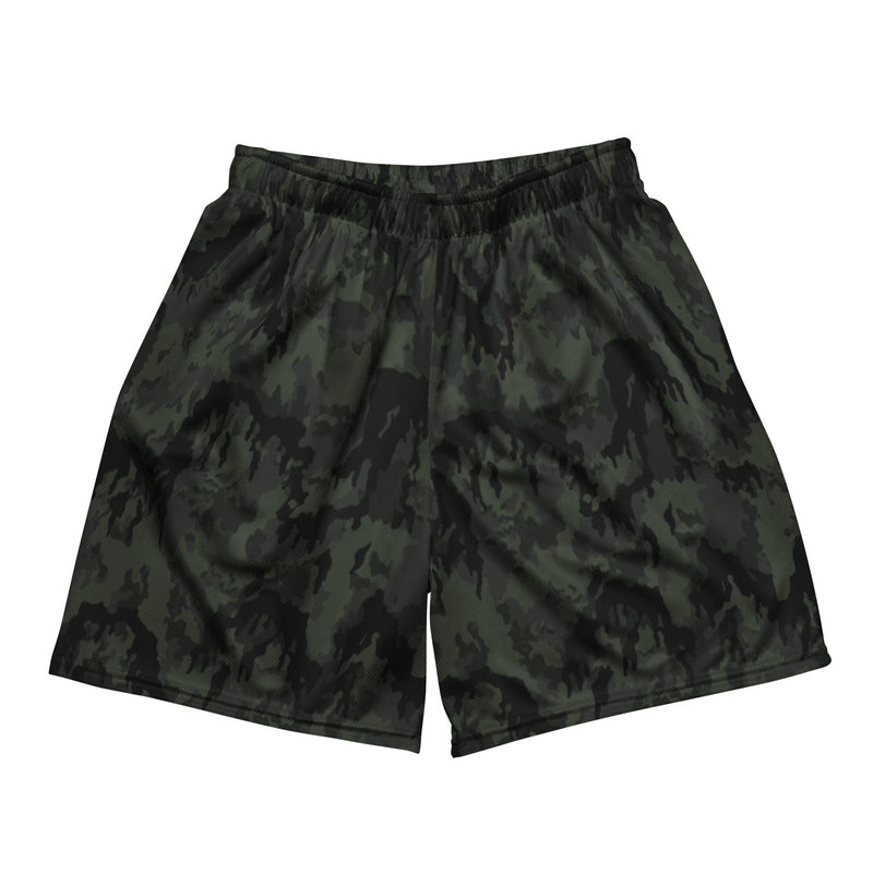 Leibermuster Nachtjäger CAMO Unisex Mesh Shorts - 2XS