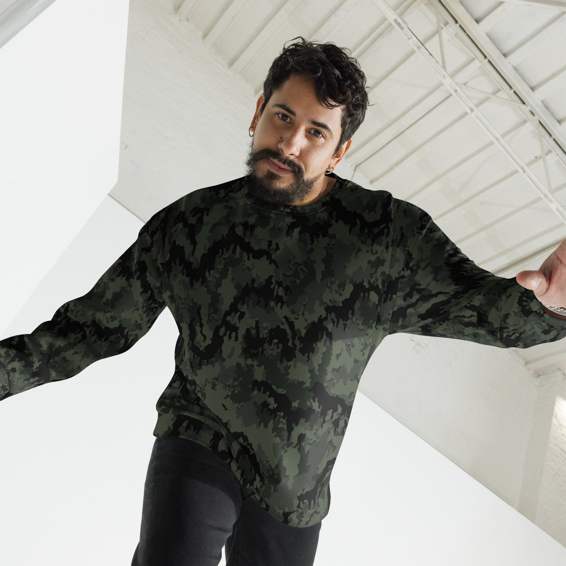 German Leibermuster Nachtjager CAMO Unisex Sweatshirt