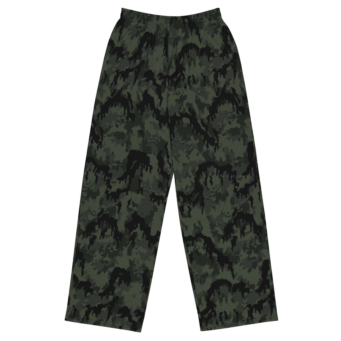 German Leibermuster Nachtjager CAMO Unisex Wide-Leg Leisure Pants - 2XS