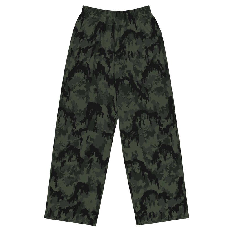 Leibermuster Nachtjäger CAMO Unisex Wide-Leg Leisure Pants - 2XS - Pant