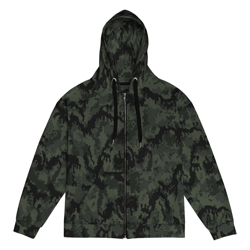 Leibermuster Nachtjäger CAMO Unisex Zip Hoodie - 2XS