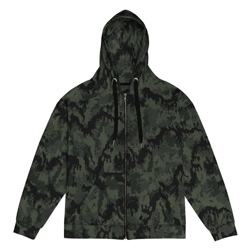 Leibermuster Nachtjäger CAMO Unisex Zip Hoodie - 2XS