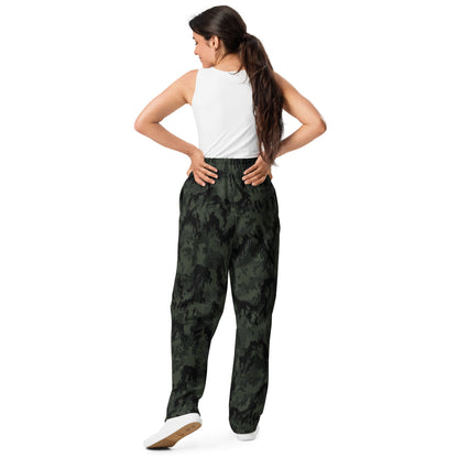 German Leibermuster Nachtjager CAMO Wide-leg joggers - Joggers