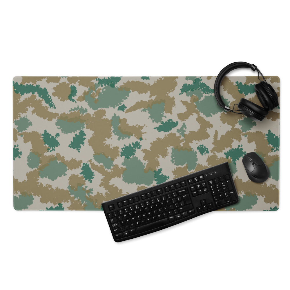 German M58 Flachentarn Blumentarn CAMO Gaming mouse pad - 36″×18″ - Mouse Pad