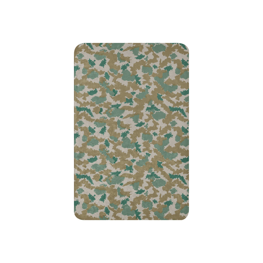 German M58 Flachentarn Blumentarn CAMO Sherpa blanket - Blanket