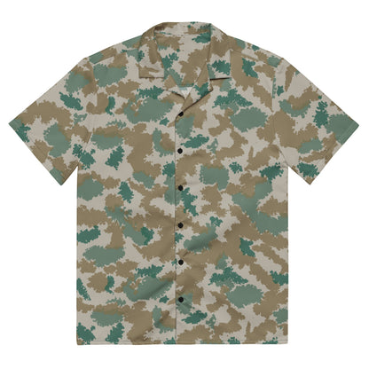 German M58 Flachentarn Blumentarn CAMO Unisex button shirt - 2XS - Button Shirt