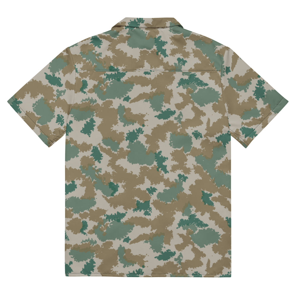 German M58 Flachentarn Blumentarn CAMO Unisex button shirt - Button Shirt