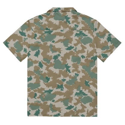 German M58 Flachentarn Blumentarn CAMO Unisex button shirt - Button Shirt