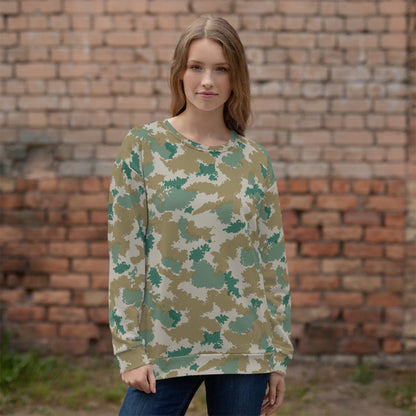 German M58 Flachentarn Blumentarn CAMO Unisex Sweatshirt