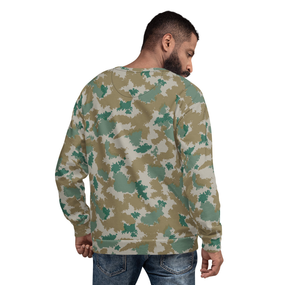 German M58 Flachentarn Blumentarn CAMO Unisex Sweatshirt