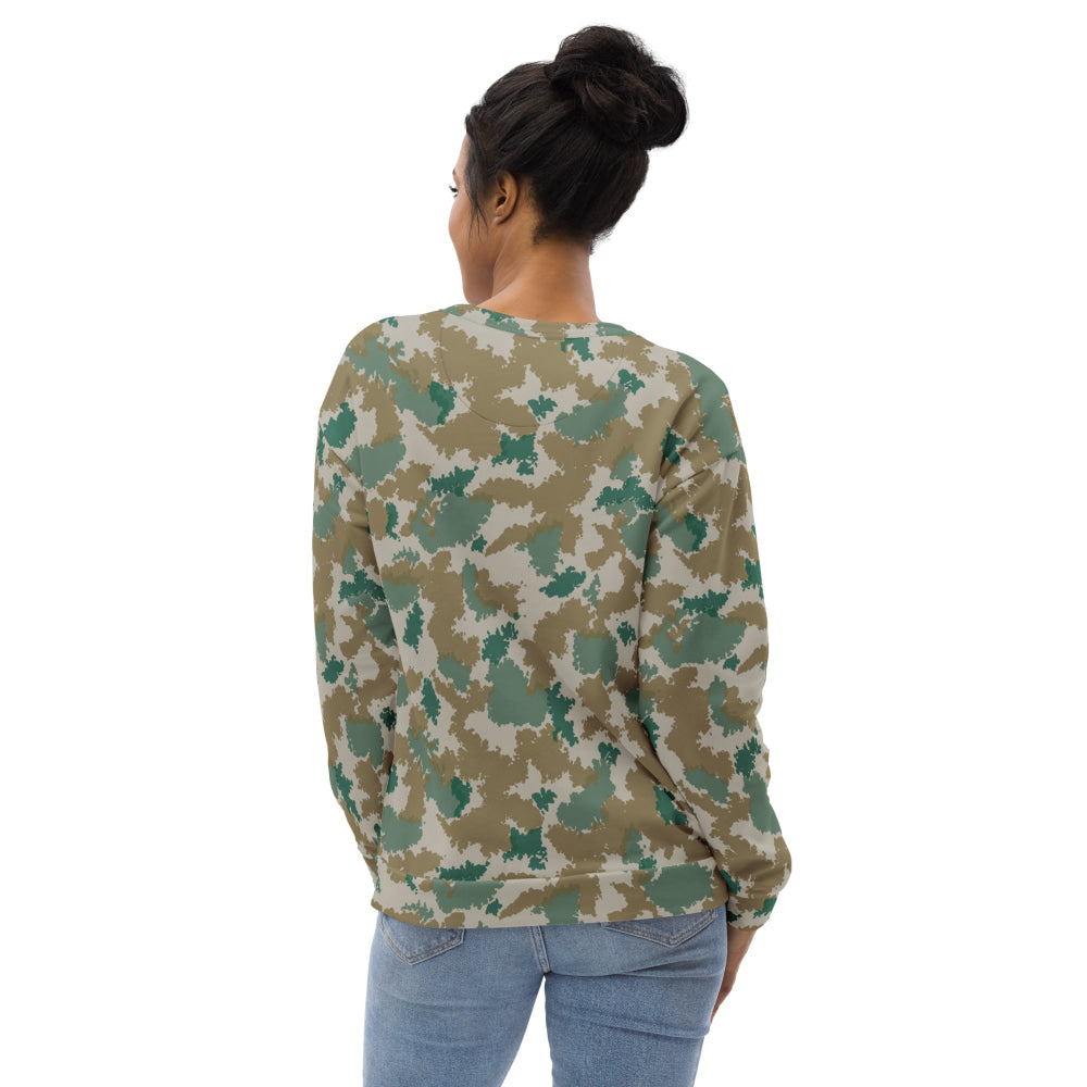 German M58 Flachentarn Blumentarn CAMO Unisex Sweatshirt