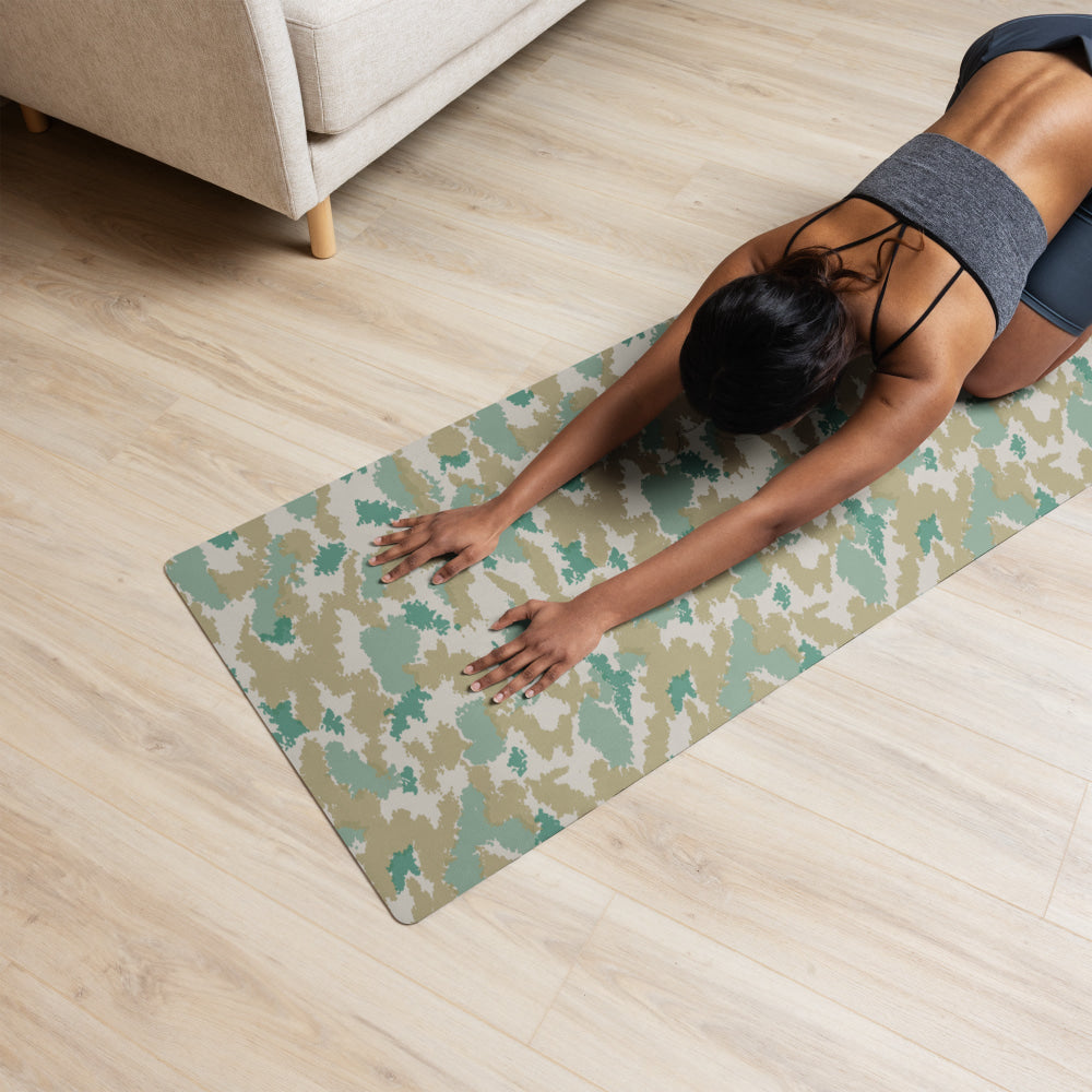 German M58 Flachentarn Blumentarn CAMO Yoga mat - Mat