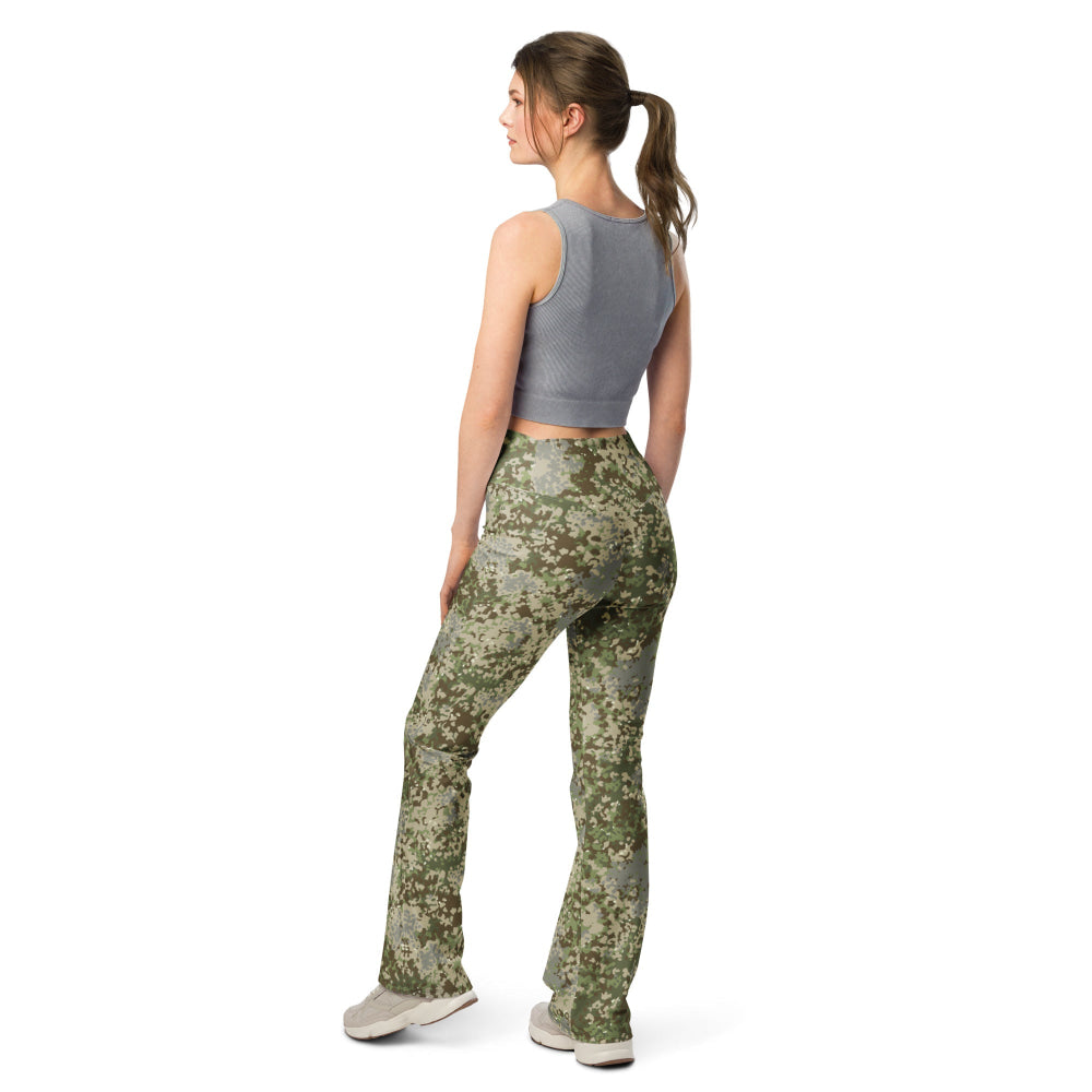 German Multitarn CAMO Flare leggings - Womens Leggings