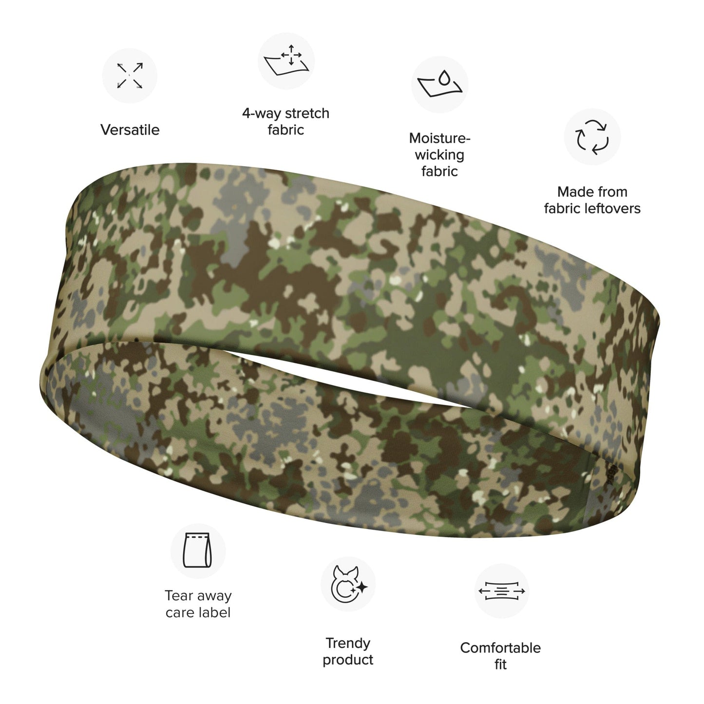 German Multitarn CAMO Headband - M